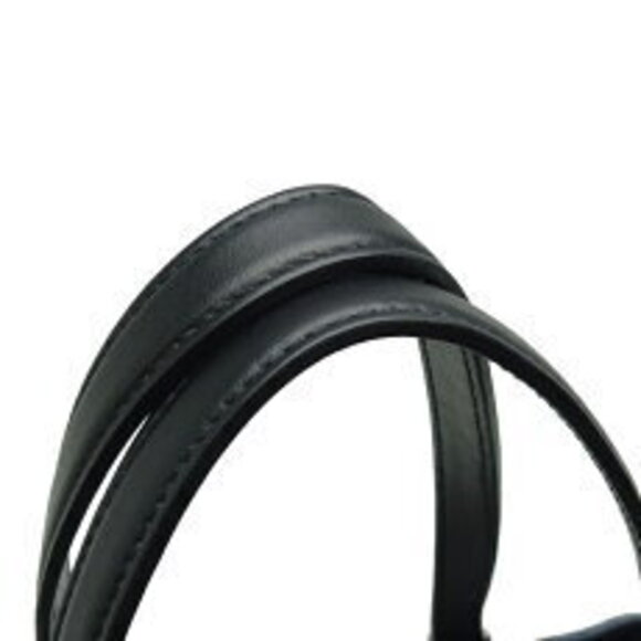 Prada Shoulder Bag Tote Denim Blue Nero Black - Picture 5 of 9